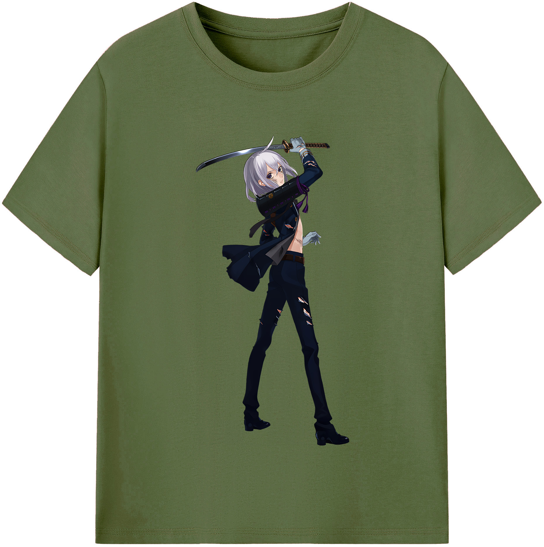 （画像用） 刀剣乱舞 Touken Ranbu 綿100％半袖Tシャツ（フロントプリント）